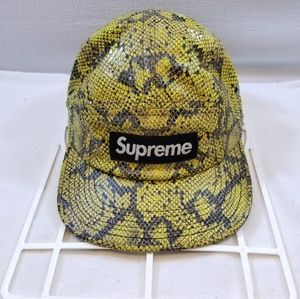 VINTAGE SUPREME SNAKESKIN CAP BOX LOGO